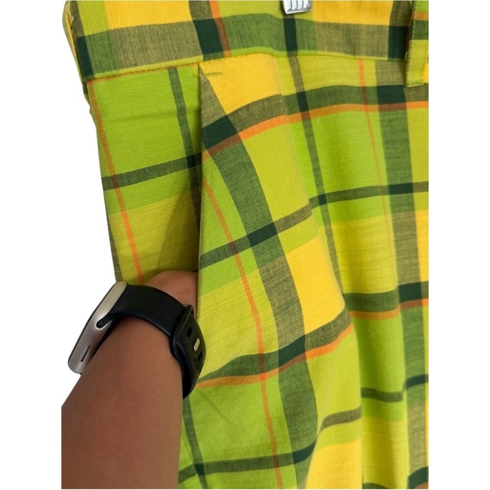 Loud Mouth Fairway Heritage Blue Green Plaid Golf Pants Size 42 - Picture 3 of 6